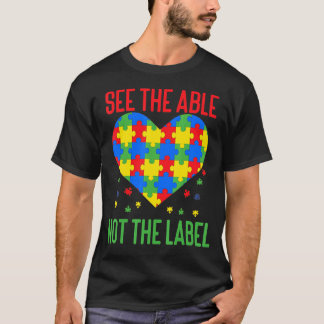T-shirt Sensibilisation sur l'autisme Maman Papa Autistic 