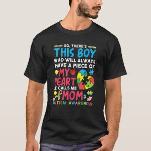 T-shirt Sensibilisation sur l'autisme Mère Voilà ce garçon