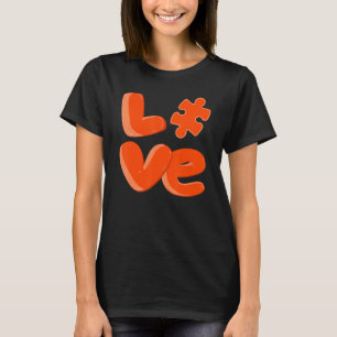 T-shirt Sensibilisation sur l'autisme mignonne Lote Puzzle