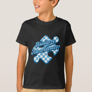 T-shirt Sensibilisation sur l'autisme mignonne Puzzle Auti