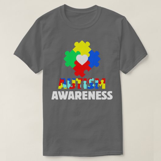 T-shirt Sensibilisation sur l'autisme mois autisme jour au (Design devant)