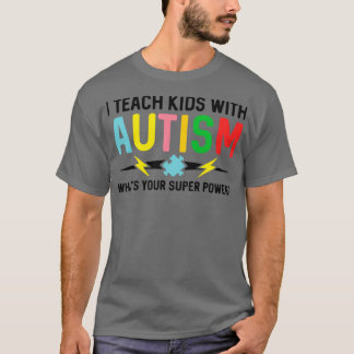 T-shirt Sensibilisation sur l'autisme Mois Maman Fils Aust