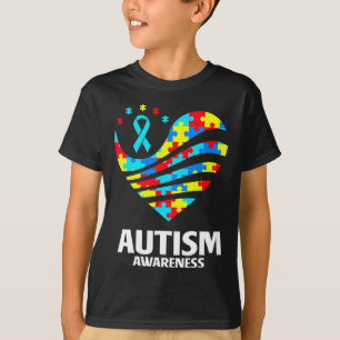 T-shirt Sensibilisation sur l'autisme mondiale Pièces Puzz