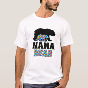 T-shirt Sensibilisation sur l'autisme Nana Bear