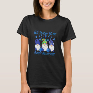 T-shirt Sensibilisation sur l'autisme Nous Portons Bleu Pu