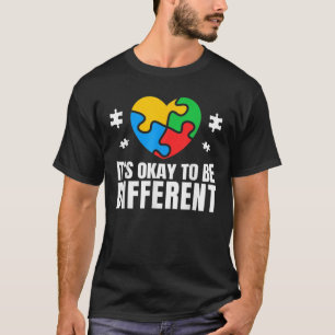 T-shirt Sensibilisation sur l'autisme Ok Pour Être Différe