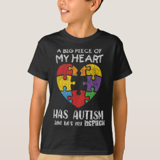 T-shirt Sensibilisation sur l'autisme Oncle Tante Famille 