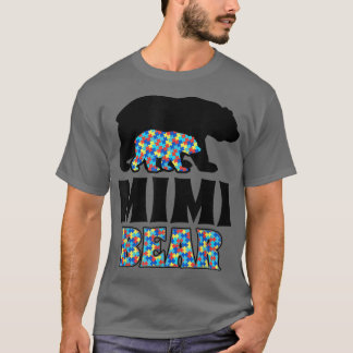 T-shirt Sensibilisation sur l'autisme Ours Mimi