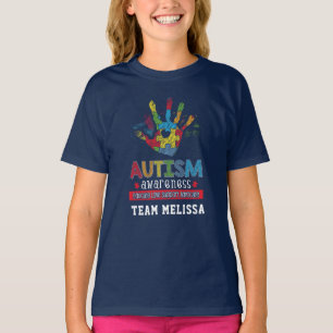 T-shirt Sensibilisation sur l'autisme personnalisée Format