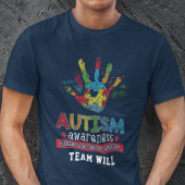 T-shirt Sensibilisation sur l'autisme personnalisée Sensib