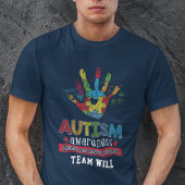 T-shirt Sensibilisation sur l'autisme personnalisée Sensib