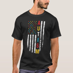 T-shirt Sensibilisation sur l'autisme Pour Maman Papa Homm