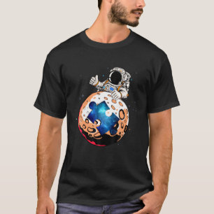 T-shirt Sensibilisation sur l'autisme Puzzle Autisme Astro