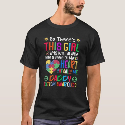 T-shirt Sensibilisation sur l'autisme Puzzle Autistique Au (Devant)