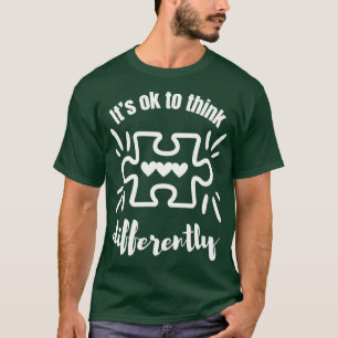 T-shirt Sensibilisation sur l'autisme Puzzle conception de