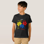 T-shirt Sensibilisation sur l'autisme Puzzle Tableau pério (Devant entier)