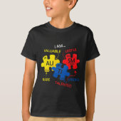 T-shirt Sensibilisation sur l'autisme Puzzle Tableau pério (Devant)