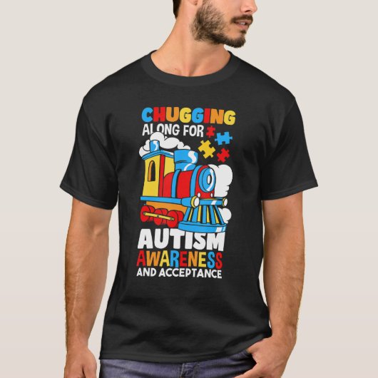 T-shirt Sensibilisation sur l'autisme Qui S'Amuse Pour L'A (Devant)