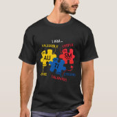 T-shirt Sensibilisation sur l'autisme Rd Éléments De Table (Devant)