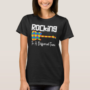 T-shirt Sensibilisation sur l'autisme Rocheuse À Une Guita