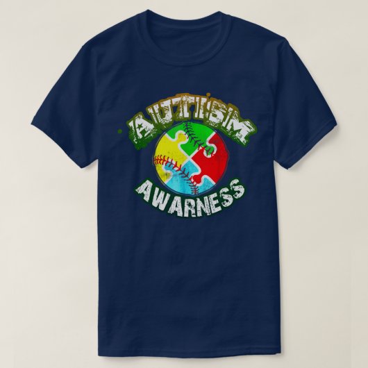 T-shirt Sensibilisation sur l'autisme sensibilisation sur  (Design devant)