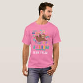 T-shirt Sensibilisation sur l'autisme Sloth Accrochez-Vous (Devant entier)