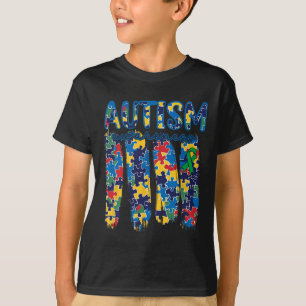 T-shirt Sensibilisation sur l'autisme Spectrum brosse Puzz