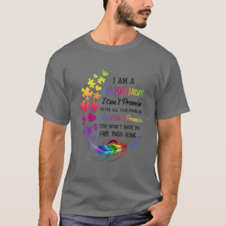 T-shirt Sensibilisation sur l'autisme Strong Maman Afro Mo