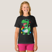 T-shirt Sensibilisation sur l'autisme T Rex Dinosaur Puzzl (Devant entier)