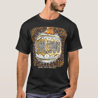 T-shirt Sensibilisation vaginale Croire Ornament Leopard c
