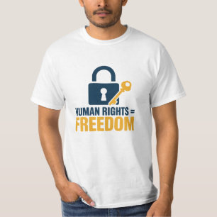 T-shirt Sensibiliser aux oeuvres d'art sur les droits huma