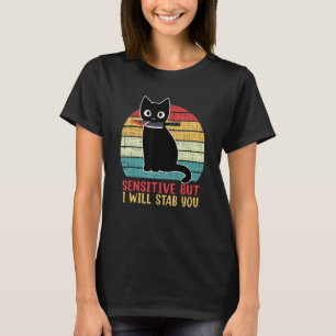 T-shirt Sensible Mais Je Vais Te Te Tirer Drôle Retro Blac