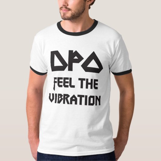 T-shirt Sentez la vibration (Devant)