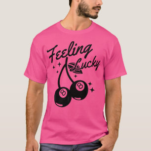 T-shirt Sentez Lucky Cherry 8 Ball Lucky You Cherry 8 Bal