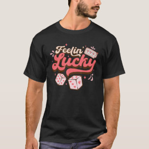 T-shirt Sentez Lucky Valentine Dices Machine à sous Coeur 