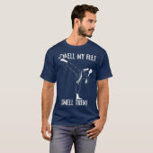 T-shirt Sentez Mes Pieds Sentez-Les Drôle Karate Martial (Devant entier)