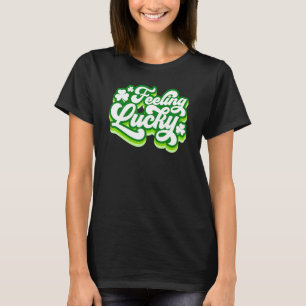 T-shirt Sentez-vous chanceux Shamrock de Jour de la Saint 