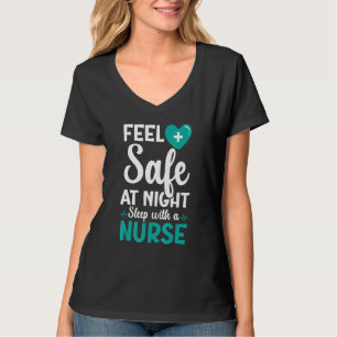 T-shirt Sentez-Vous En Sécurité La Nuit Dormir Avec Une In