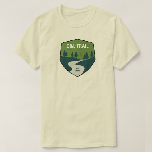 T-shirt Sentier D&L Pennsylvanie (Design devant)