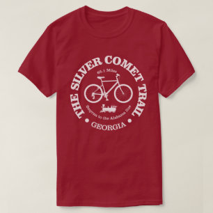 T-shirt Sentier de la comète argentée (cyclisme)