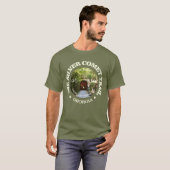T-shirt Sentier de la comète argentée (cyclisme c) (Devant entier)