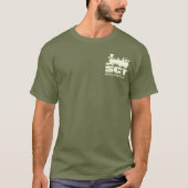 T-shirt Sentier de la comète argentée (cyclisme c) (Devant)