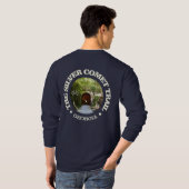 T-shirt Sentier de la comète argentée (cyclisme c) (Dos entier)