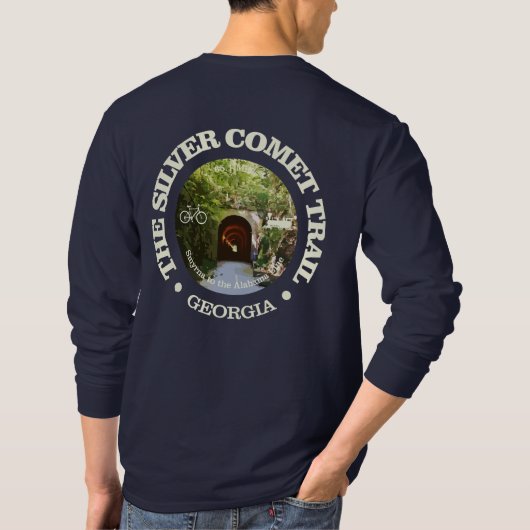 T-shirt Sentier de la comète argentée (cyclisme c) (Dos)