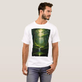T-shirt Sentier de la forêt enchantée (Devant entier)