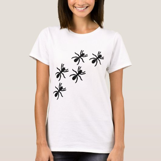 T-shirt sentier de la fourmi noire (Devant)