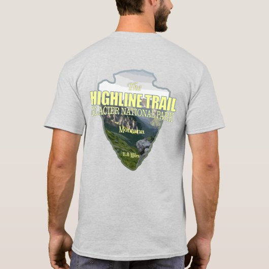 T-shirt Sentier de la ligne (flèche) (Dos)