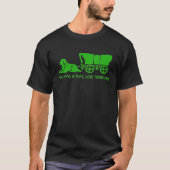 T-shirt sentier de l'Oregon Terre-Neuve Style plat (Devant)