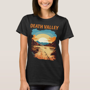 T-shirt Sentier du désert de la vallée de la mort Orange V