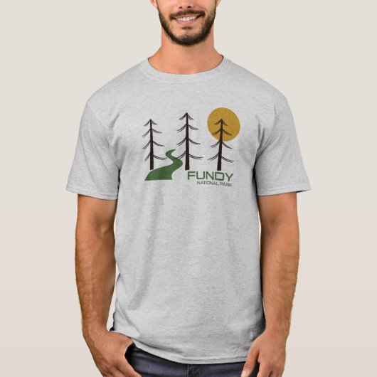 T-shirt sentier du parc national Fundy (Devant)